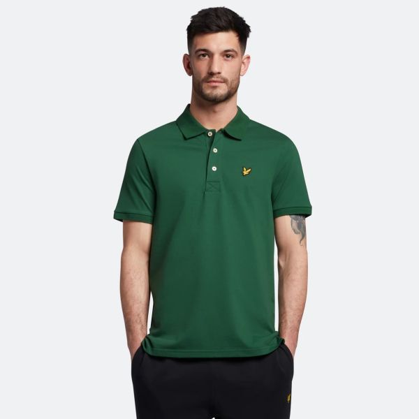 Lyle & Scott Plain Polo Groen