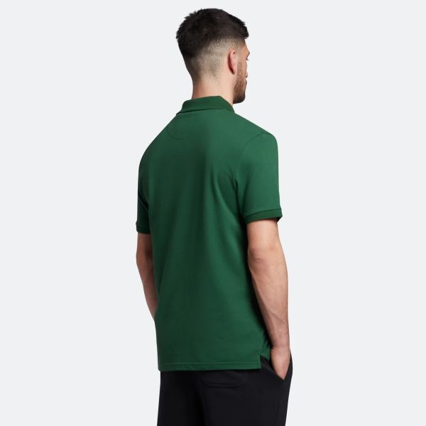 Lyle & Scott Plain Polo Groen