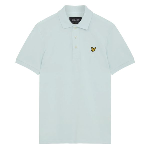 Lyle & Scott Plain Polo Ice Blauw