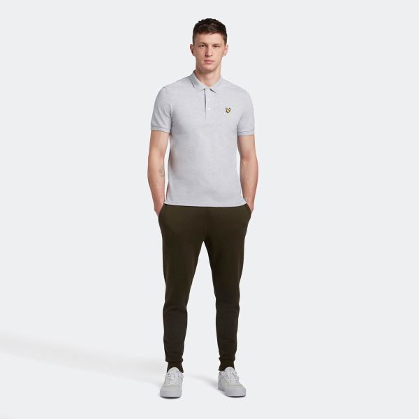 Lyle & Scott Plain Polo Licht Grijs