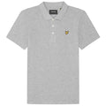 Lyle & Scott Plain Polo Licht Grijs