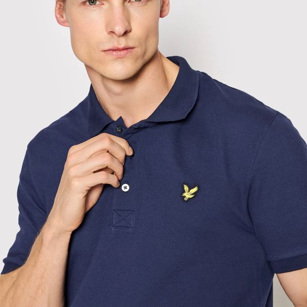 Lyle & Scott Plain Polo Navy
