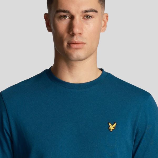 Lyle & Scott Plain T-shirt Donker Blauw
