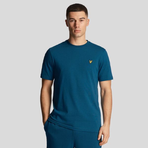 Lyle & Scott Plain T-shirt Donker Blauw