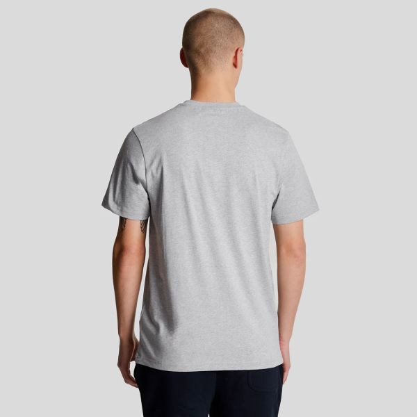Lyle & Scott Plain T-shirt Licht Grijs