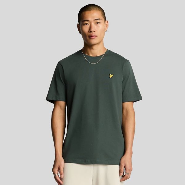 Lyle & Scott Plain T-shirt Donker Groen