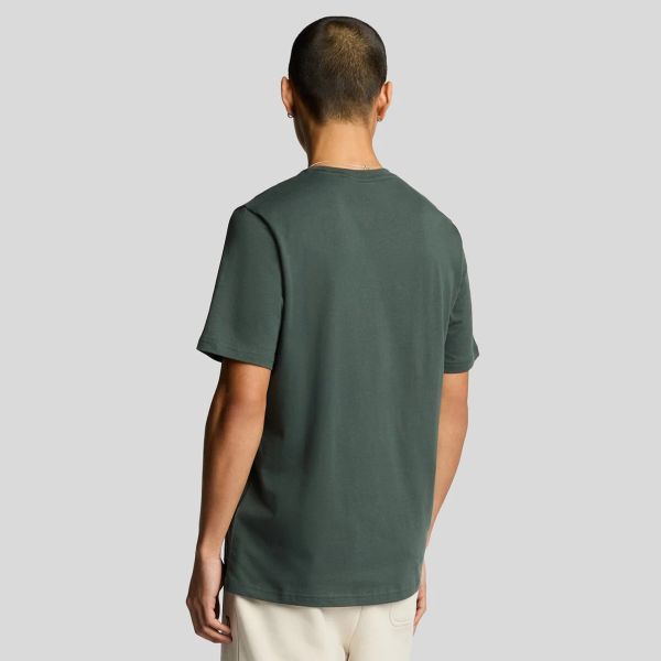 Lyle & Scott Plain T-shirt Donker Groen