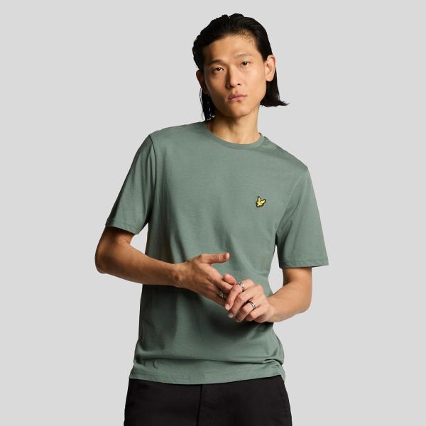 Lyle & Scott Plain T-shirt Donker Groen