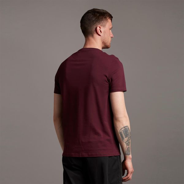 Lyle & Scott Plain T-shirt Bordeaux