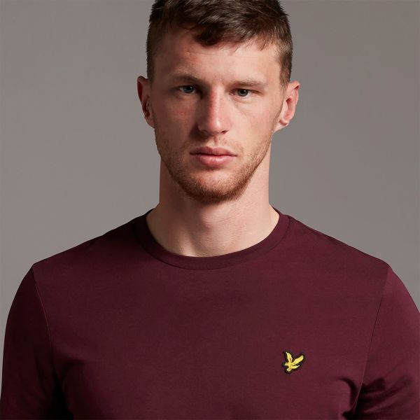 Lyle & Scott Plain T-shirt Bordeaux