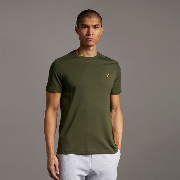 Lyle & Scott Plain T-shirt Donker Groen