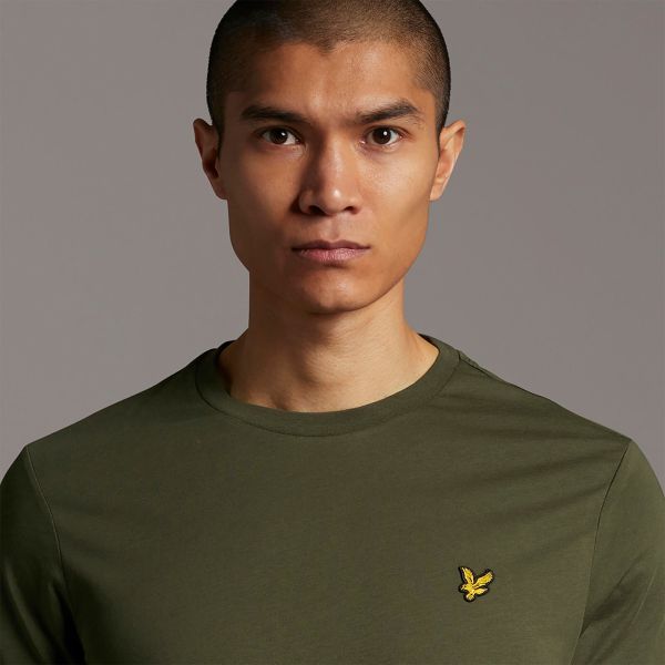 Lyle & Scott Plain T-shirt Donker Groen