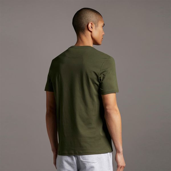 Lyle & Scott Plain T-shirt Donker Groen