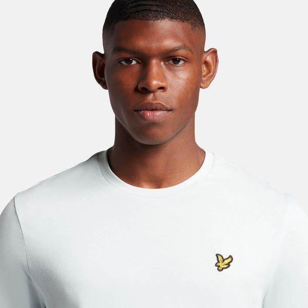 Lyle & Scott Plain T-shirt Ice Blauw