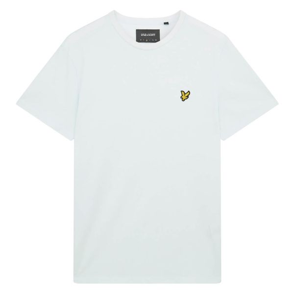 Lyle & Scott Plain T-shirt Ice Blauw