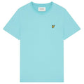 Lyle & Scott Plain T-shirt Licht Blauw