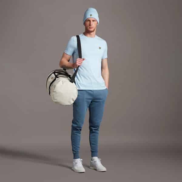 Lyle & Scott Plain T-shirt Licht Blauw