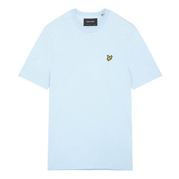 Lyle & Scott Plain T-shirt Licht Blauw