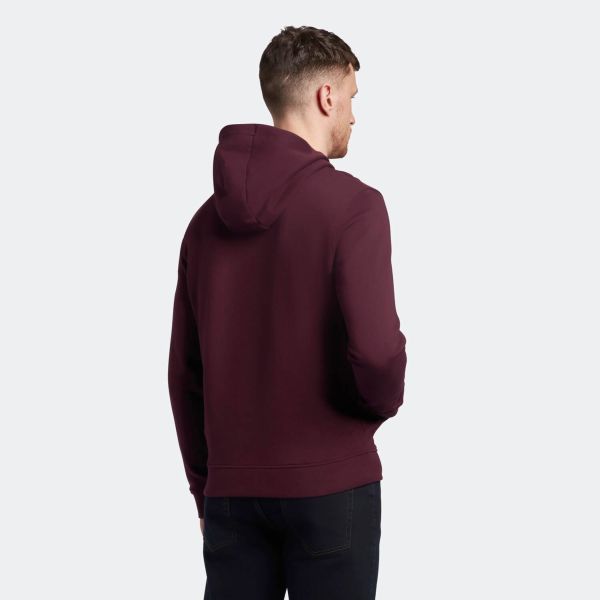 Lyle & Scott Pullover Hoodie Bordeaux
