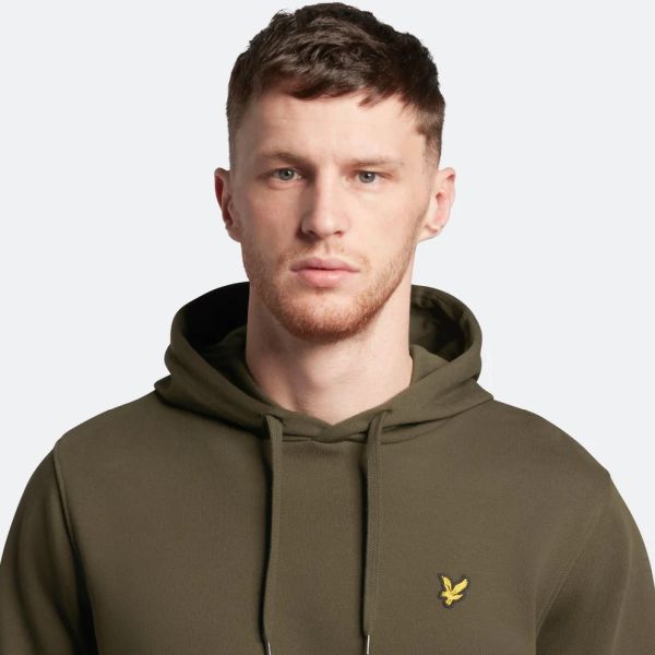 Lyle & Scott Pullover Hoodie Donker Groen