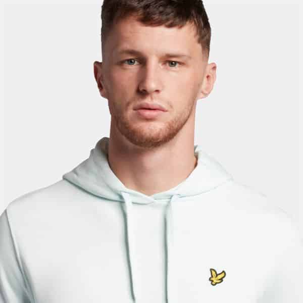 Lyle & Scott Pullover Hoodie Ice Blauw