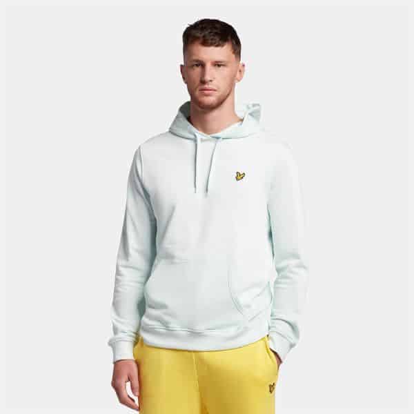 Lyle & Scott Pullover Hoodie Ice Blauw