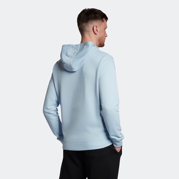 Lyle & Scott Pullover Hoodie Licht Blauw