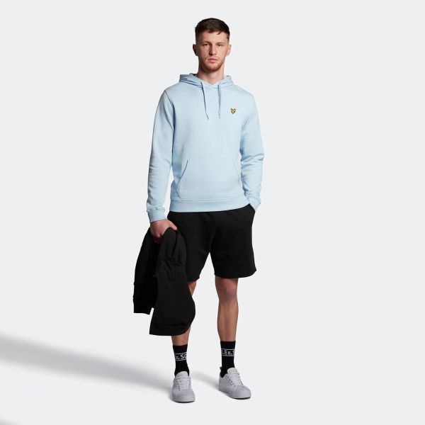 Lyle & Scott Pullover Hoodie Licht Blauw