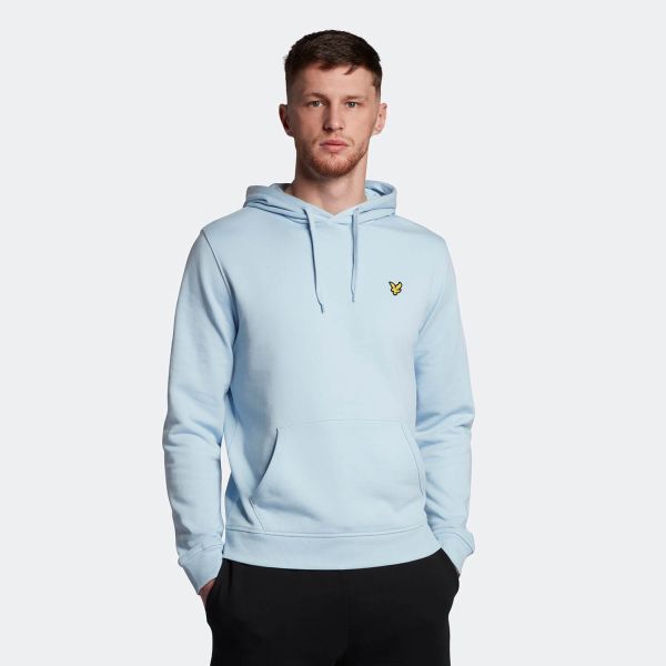 Lyle & Scott Pullover Hoodie Licht Blauw