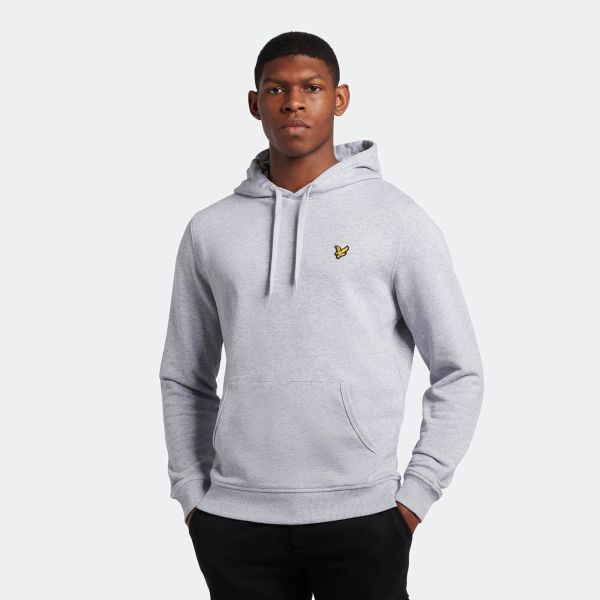 Lyle & Scott Pullover Hoodie Licht Grijs