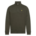 Lyle & Scott Quarter Zip Sweater Donker Groen