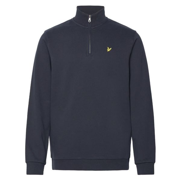 Lyle & Scott Quarter Zip Sweater Navy