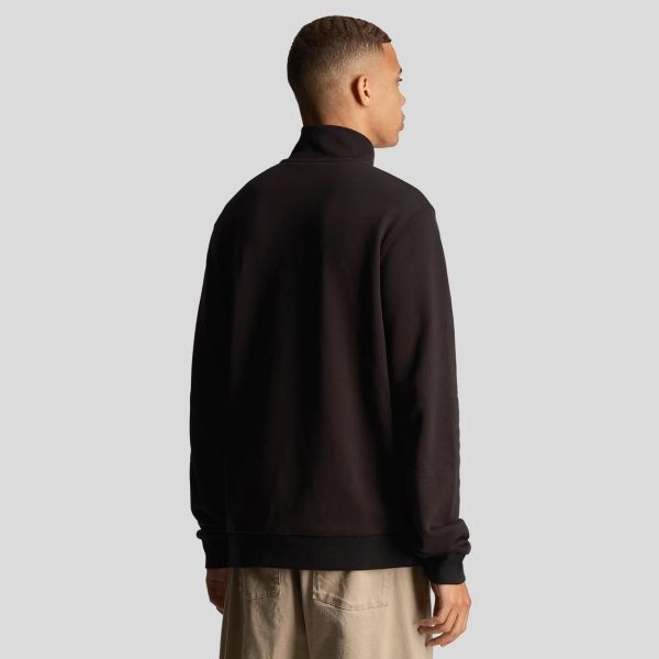 Lyle & Scott Quarter Zip Sweater Zwart