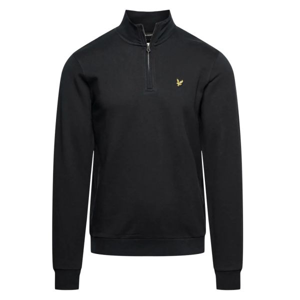 Lyle & Scott Quarter Zip Sweater Zwart