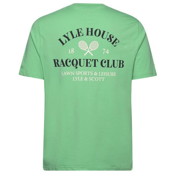 Lyle & Scott Racquet Club Graphic T-shirt Groen