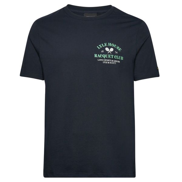 Lyle & Scott Racquet Club Graphic T-shirt Navy