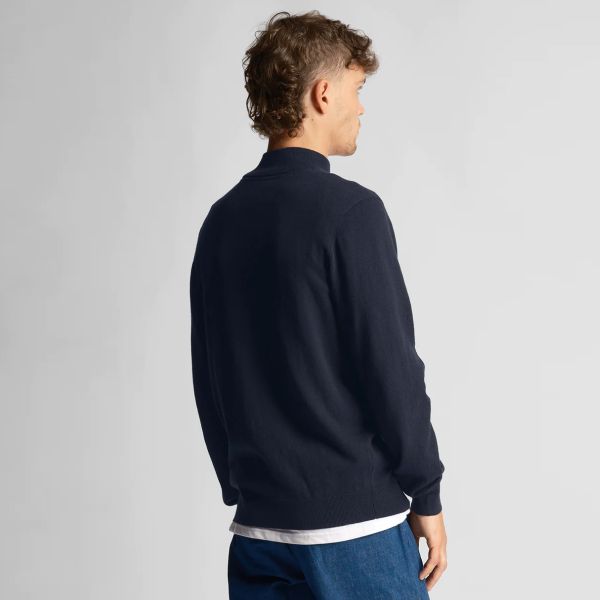 Lyle & Scott Roll Neck Sweater Navy