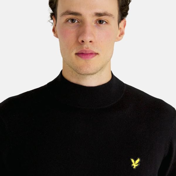 Lyle & Scott Roll Neck Sweater Zwart