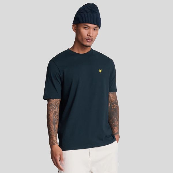 Lyle & Scott Scattered Eagles Graphic T-shirt Navy