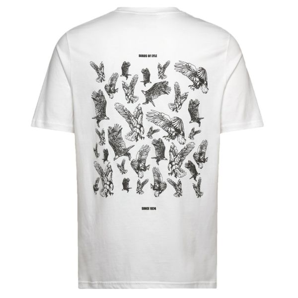 Lyle & Scott Scattered Eagles Graphic T-shirt Wit