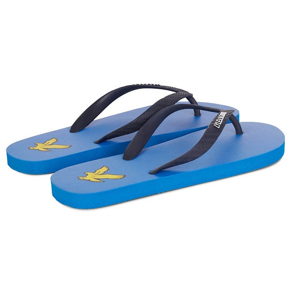 Lyle & Scott Slipper Blauw
