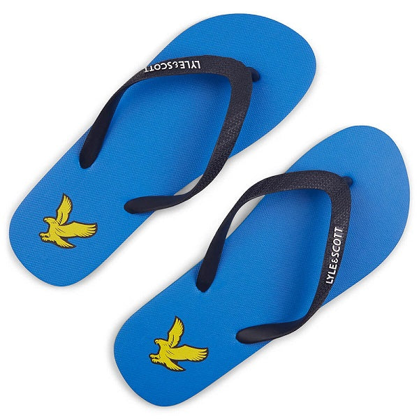 Lyle & Scott Slipper Blauw