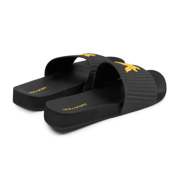 Lyle & Scott Slippers Zwart