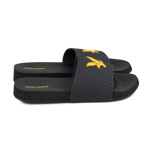 Lyle & Scott Slippers Zwart