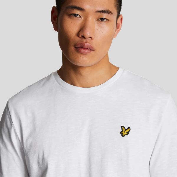 Lyle & Scott Slub T-shirt Wit