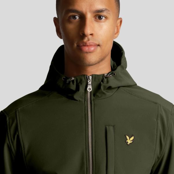 Lyle & Scott Softshell Jack Donker Groen