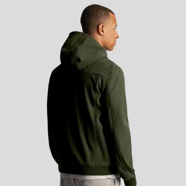 Lyle & Scott Softshell Jack Donker Groen