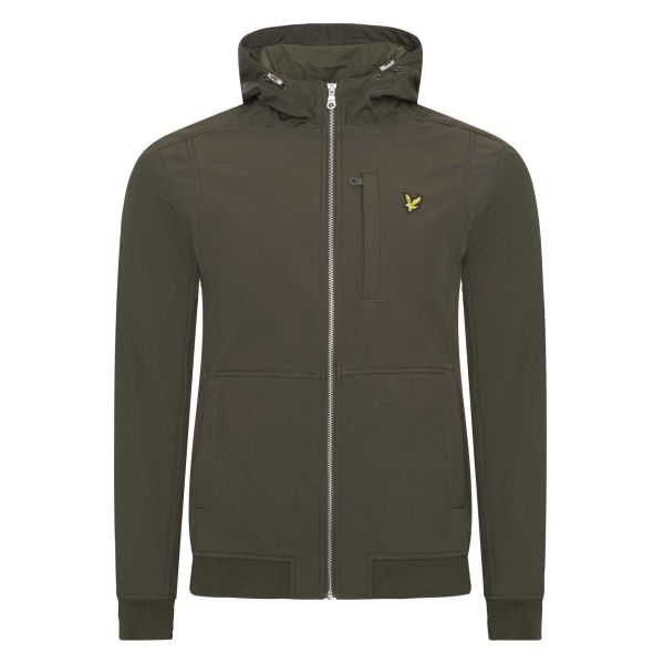 Lyle & Scott Softshell Jack Donker Groen