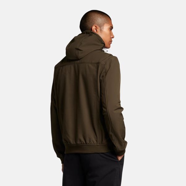 Lyle & Scott Softshell Jack Donker Groen