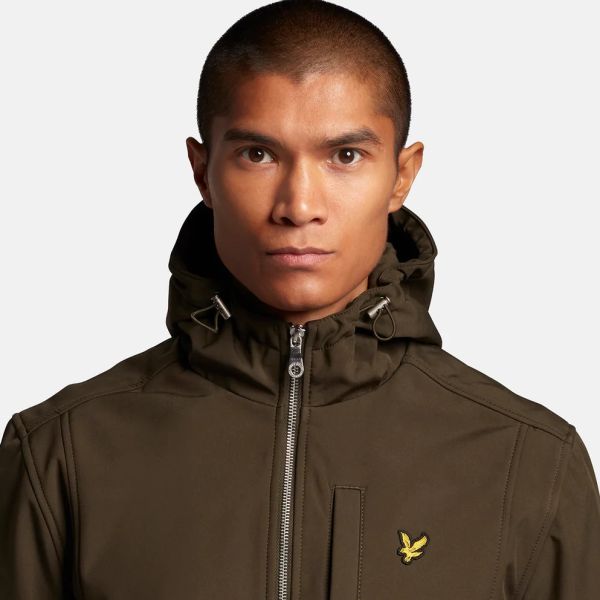 Lyle & Scott Softshell Jack Donker Groen